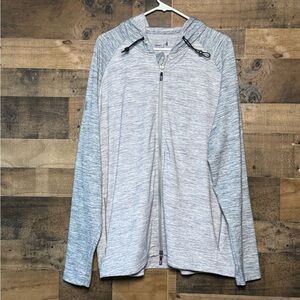 Johnnie-O Men's Zippered Jacket Coat Hoodie Long Sleeve Blue Purple XL